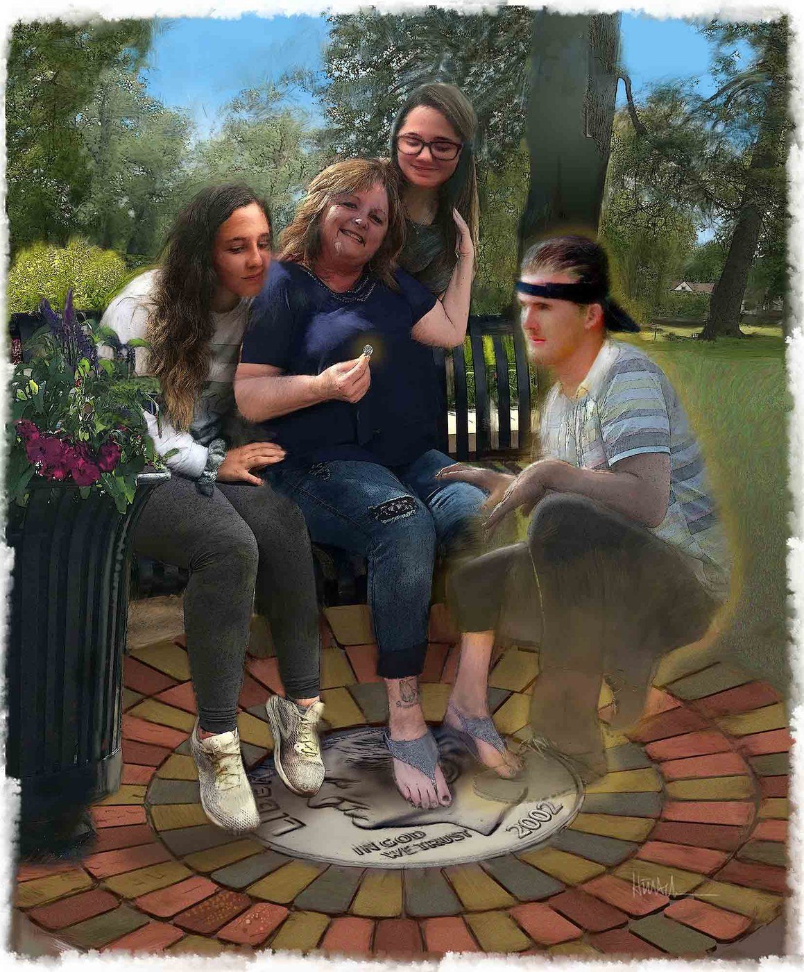 Wilma and the Dimes portrait